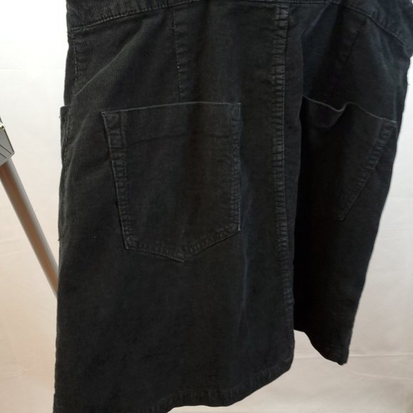 NWT Zara Black Snap Front Corduroy Jumper/Skirt-All Medium - Picture 11 of 15